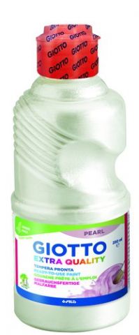 TEMPERA GIOTTO LIQUIDA PEARL 250 ml (botella) BLAN