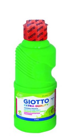 TEMPERA GIOTTO LIQUIDA FLUO 250 ml (botella) VERDE