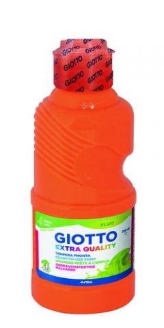 TEMPERA GIOTTO LIQUIDA FLUO 250 ml (botella) NARAN