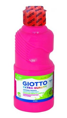 TEMPERA GIOTTO LIQUIDA FLUO 250 ml (botella) ROSA
