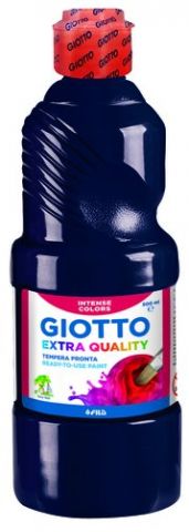TEMPERA GIOTTO LIQUIDA  500 ml (botella) NEGRO