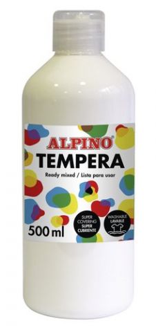 TEMPERA ALPINO LIQUIDA  500 ml (botella) BLANCO