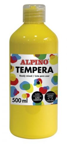 TEMPERA ALPINO LIQUIDA  500 ml (botella) AMARILLO