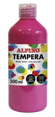 TEMPERA ALPINO LIQUIDA  500 ml (botella) MAGENTA