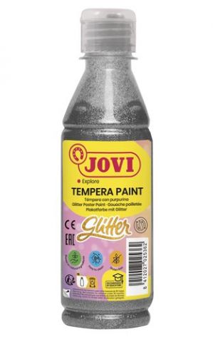 TEMPERA JOVI LIQUIDA GLITTER 250 ml (botella) PLAT