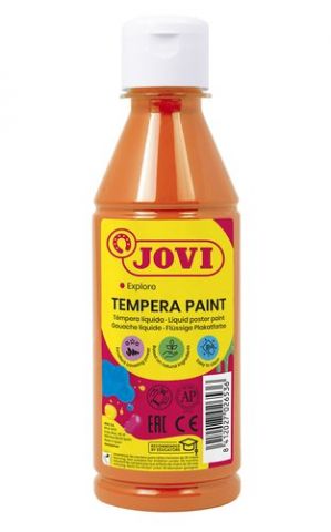 TEMPERA JOVI LIQUIDA  250 ml (botella) NARANJA