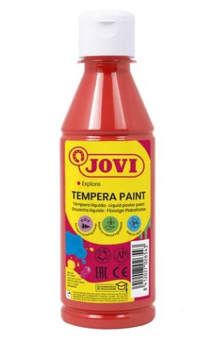 TEMPERA JOVI LIQUIDA  250 ml (botella) BERMELLON