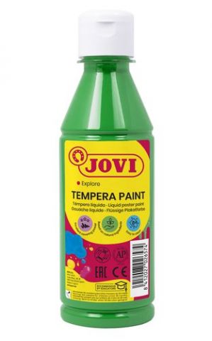 TEMPERA JOVI LIQUIDA  250 ml (botella) VERDE MEDIO