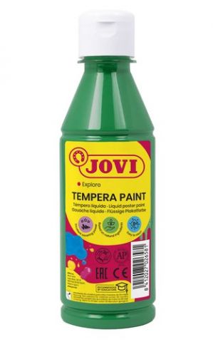 TEMPERA JOVI LIQUIDA  250 ml (botella) VERDE OSCUR