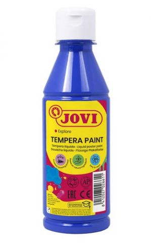 TEMPERA JOVI LIQUIDA  250 ml (botella) AZUL ULTRAM