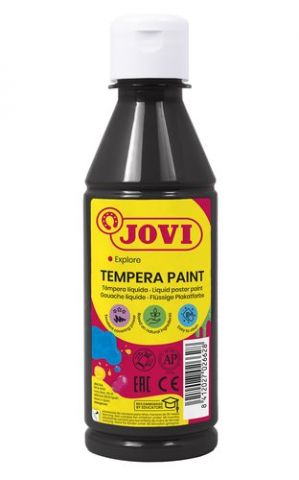 TEMPERA JOVI LIQUIDA  250 ml (botella) NEGRO