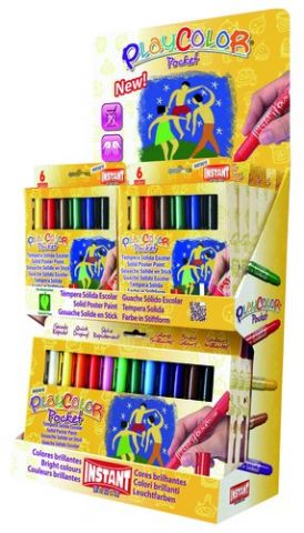 TEMPERA INSTANT SOLIDA PLAYCOLOR POCKET 5Gr. EXPOS