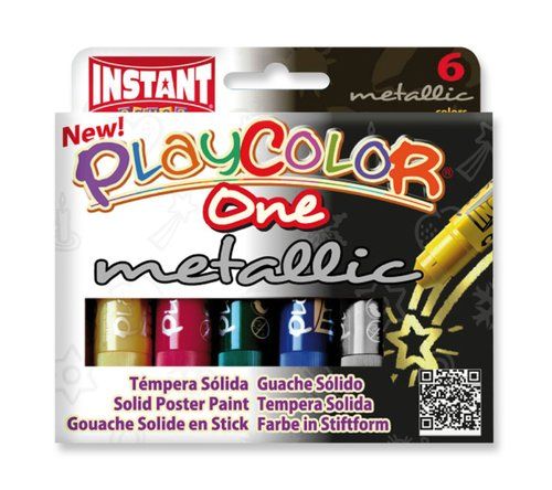 TEMPERA SOLIDA PLAYCOLOR METALLIC ONE 10Gr. ESTUCH