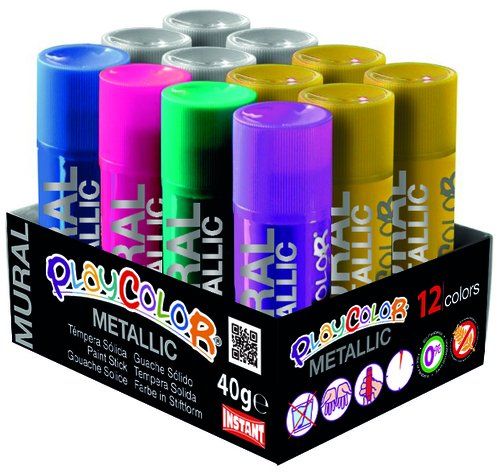 TEMPERA INSTANT SOLIDA PLAYCOLOR MURAL METALLIC 40