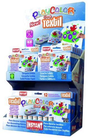 TEMPERA INSTANT SOLIDA PLAYCOLOR TEXTIL ONE 10Gr.