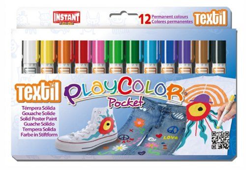 TEMPERA SOLIDA INSTANT PLAYCOLOR TEXTIL POCKET 5Gr
