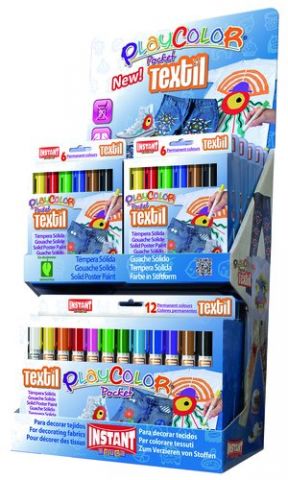TEMPERA INSTANT SOLIDA PLAYCOLOR TEXTIL POCKET 5Gr