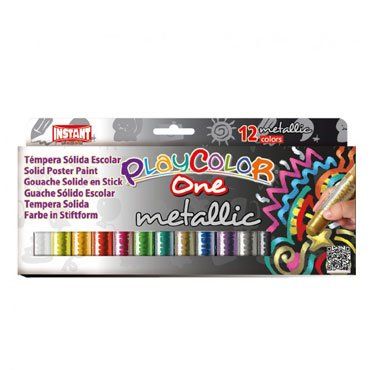 TEMPERA SOLIDA PLAYCOLOR METALLIC ONE 10Gr. ESTUCH