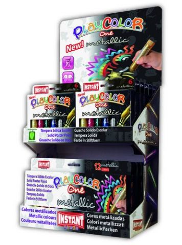 TEMPERA INSTANT SOLIDA PLAYCOLOR METALLIC ONE 10Gr