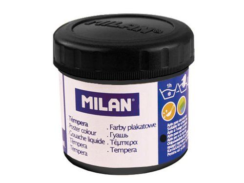 TEMPERA MILAN 40 ml (bote) NEGRO