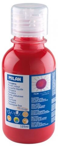 TEMPERA MILAN LIQUIDA 125 ml (botella) BERMELLON