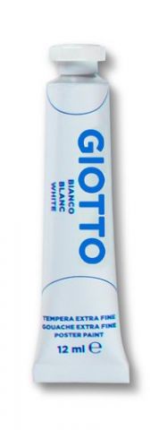 TEMPERA GIOTTO 12 ml (tubo)  BLANCO