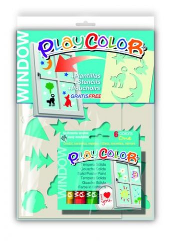 TEMPERA INSTANT SOLIDA PLAYCOLOR ONE WINDOW 10Gr.