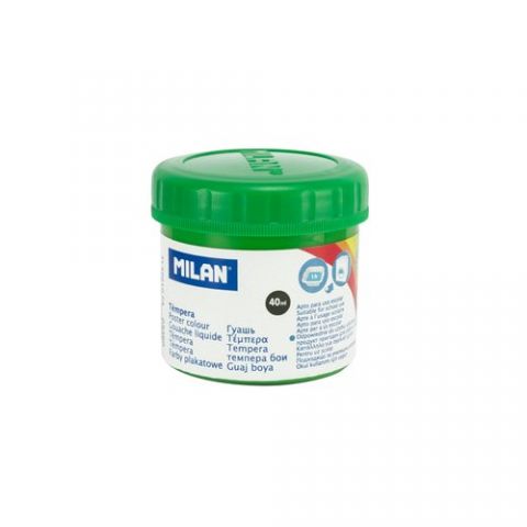 TEMPERA MILAN 40 ml (bote) VERDE CLARO