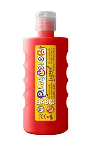 TEMPERA PLAYCOLOR LIQÜID LIQUIDA 500 ml (botella)
