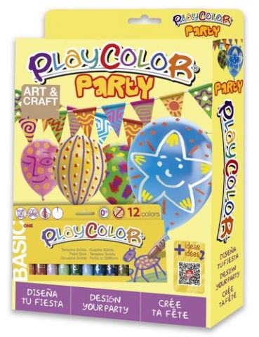 TEMPERA INSTANT SOLIDA PLAYCOLOR BASIC ONE PACK PA