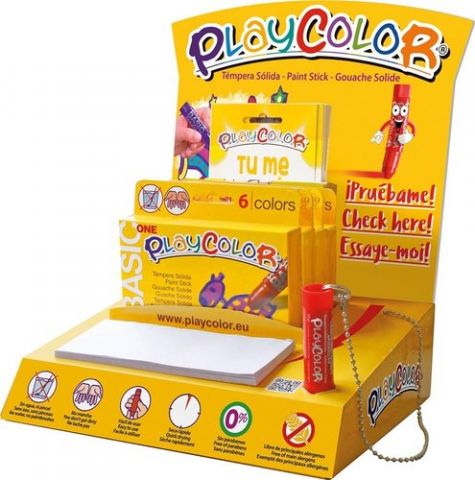 TEMPERA INSTANT SOLIDA PLAYCOLOR ONE 10Gr. (ESTUCH