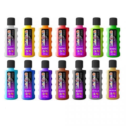 PINTURA ACRILICA PLAYCOLOR BASIC 250 ml (bote) BLA