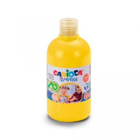 TEMPERA CARIOCA LIQUIDA 500 ml (botella) AMARILLO