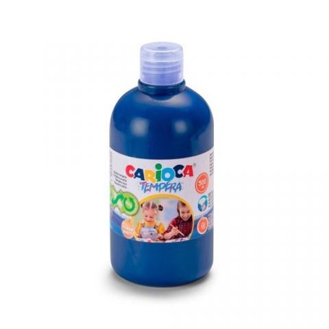 TEMPERA CARIOCA LIQUIDA 500 ml (botella) AZUL