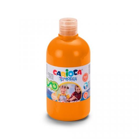 TEMPERA CARIOCA LIQUIDA 500 ml (botella) NARANJA
