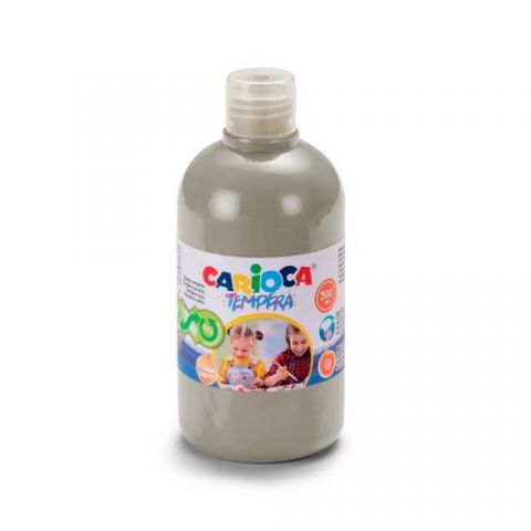 TEMPERA CARIOCA LIQUIDA 500 ml (botella) PLATA