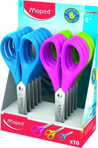 TIJERAS ESCOLARES MAPED ESSENTIAL para ZURDOS 13 c