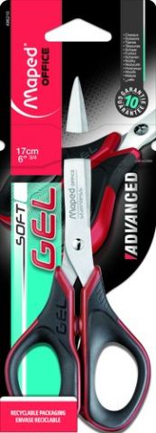 TIJERAS MAPED ADVANCED GEL 17 cm. SIMETRICA