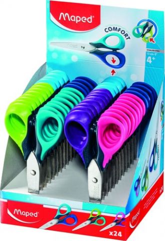 TIJERAS MAPED SENSOFT 3D 13 cm. EXPOSITOR de 24