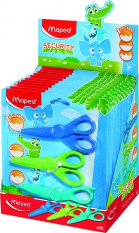 TIJERAS ESCOLARES MAPED KIDICRAFT X3 12 cm. EXPOSI