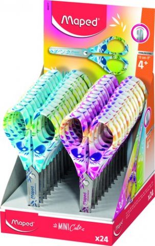 TIJERAS MAPED MINI CUTE 13 cm. EXPOSITOR DE 24