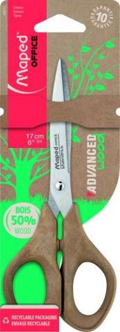 TIJERAS MAPED ADVANCED WOOD 17 cm. SIMETRICA