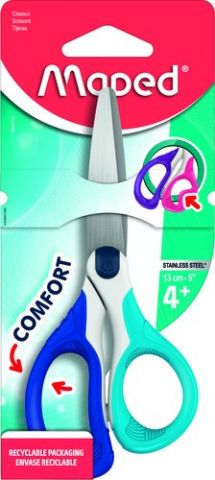 TIJERAS MAPED SENSOFT ASIMETRICA 13 cm. BLISTER 1