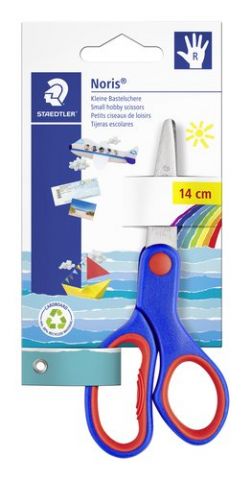 TIJERAS ESCOLARES STAEDTLER NORIS 14 cm.