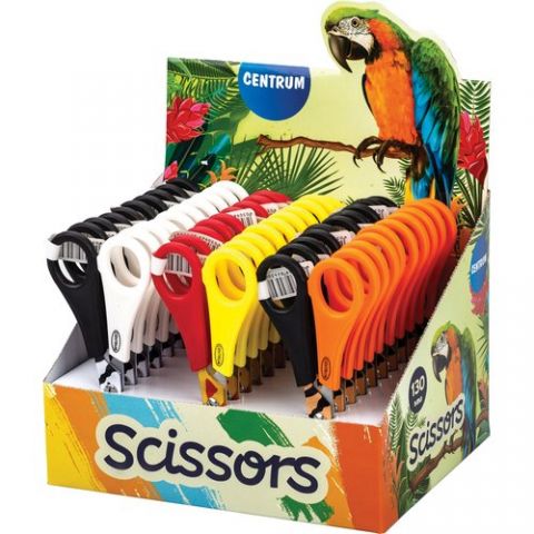 TIJERAS ESCOLARES CENTRUM ZOO 13 cm. SURTIDAS EXPO