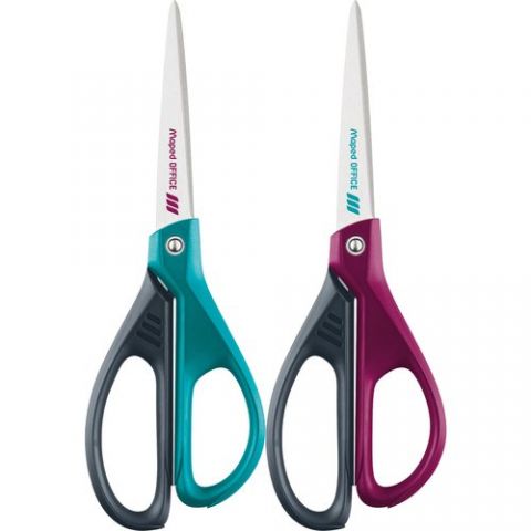 TIJERAS MAPED DECO ESSENTIALS GREEN 21 cm. ASIMETR