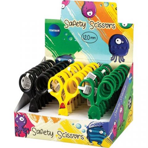 TIJERAS ESCOLARES CENTRUM 11 cm. PLASTICO SURTIDA