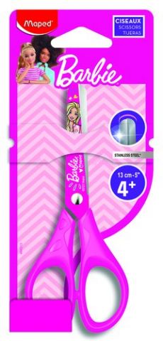 TIJERAS MAPED BARBIE 13 cm. BLISTER de 1