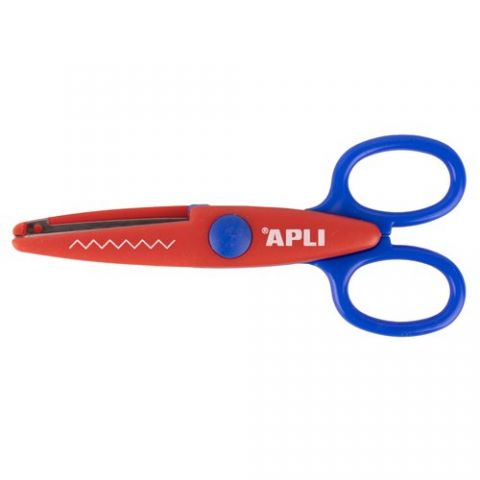 TIJERAS APLI CREATIVA ZIGZAG 13,5cm.