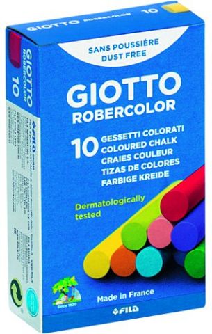 TIZAS de COLORES GIOTTO ROBERCOLOR ESTUCHE de 10